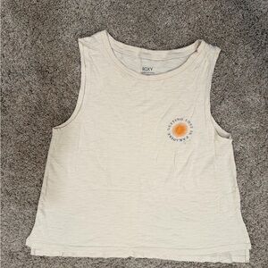 Roxy Pale Yellow Muscle Tee